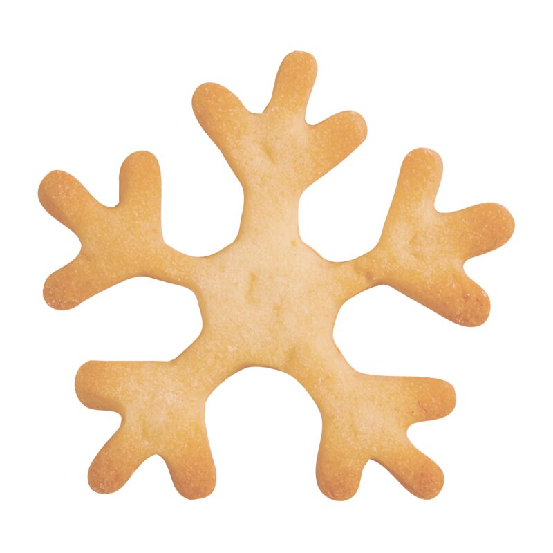 Coximus Ausstecher Set Schneeflocken 3-teilig – Mit Auswurf, Größen 55/40/27mm Für Kekse & Deko