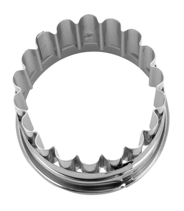 Westmark Linzer Ausstechformen 4-teilig - Edelstahl Mit Auswerfer