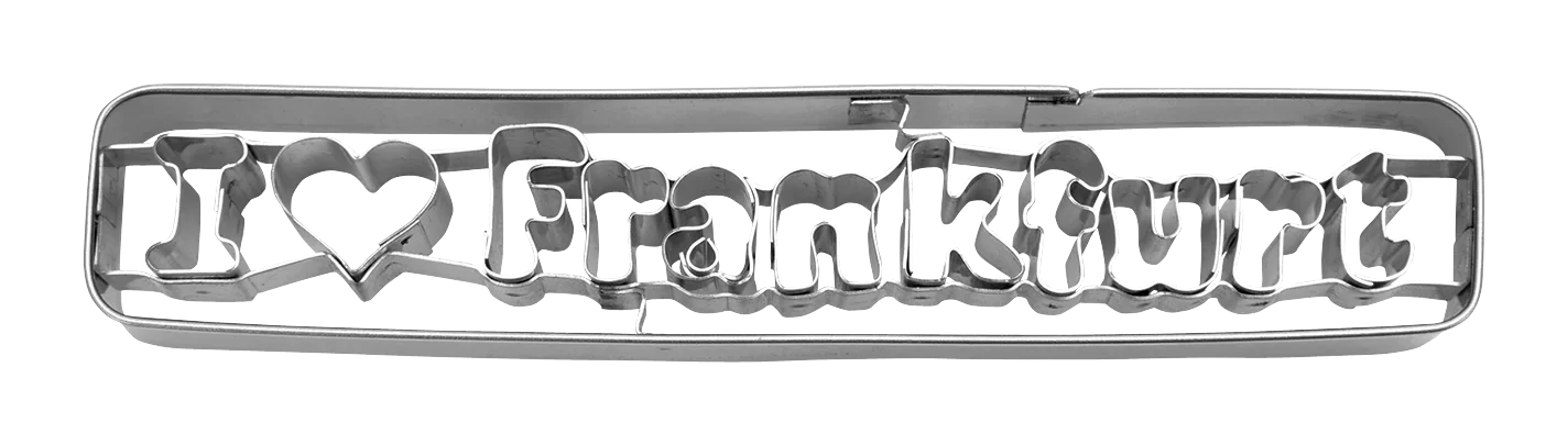 'I Love You' Ausstechform Aus Edelstahl - 6x12cm Für Kekse & Plätzchen