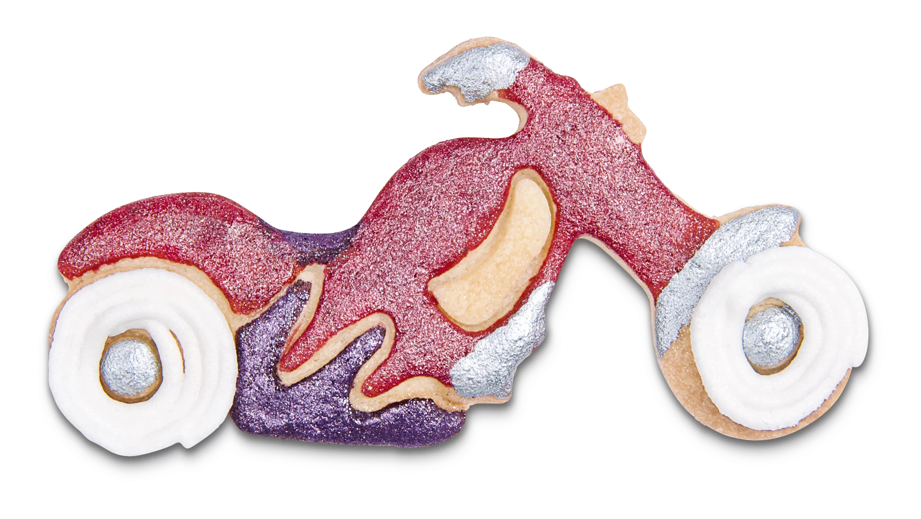 Motorrad-Keksausstecher Aus Edelstahl – Ca. 6,7 X 4,2 Cm, Für Kekse, Fondant & Marzipan-Dekorationen