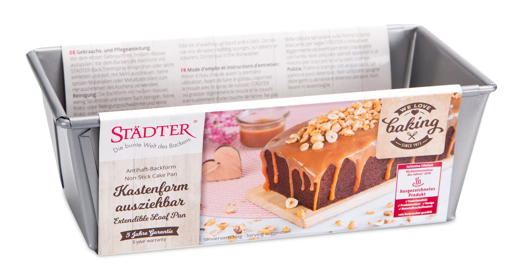 Kastenform – ausziehbar - SmartBake