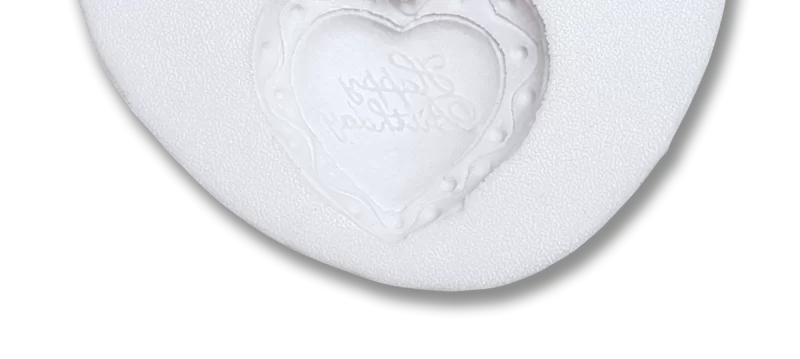 Staedter Stampini In Silicone Per Decorazione Torte E Dolci – Set Deco-Flex Model, Colore Bianco