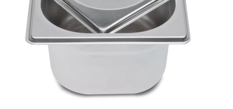 4x Edelstahlbehälter Mit Deckel 10x8x3 Zoll - Hitzebeständig & Lecksicher Für Lebensmittel